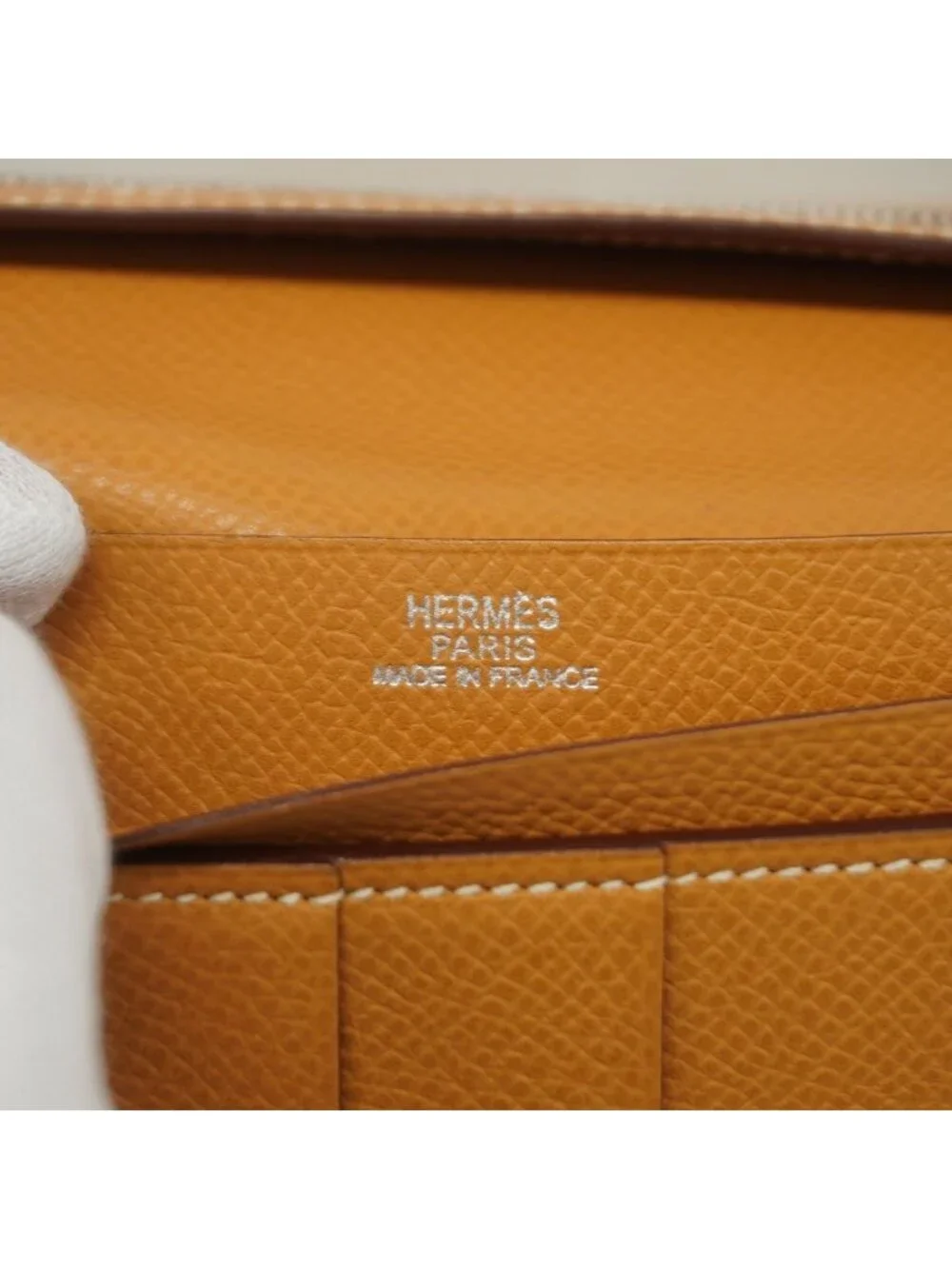 Hermes Wallet Bearn Veau Epsom Natural Sable Silver